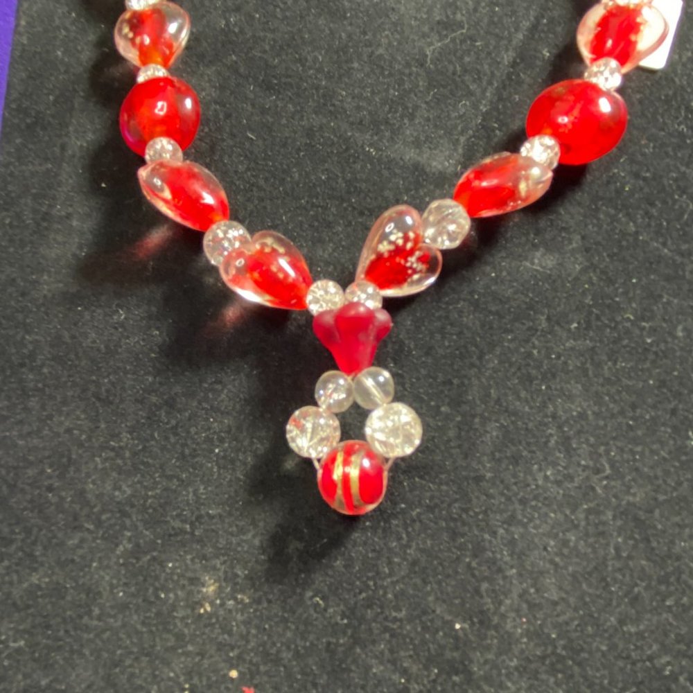 New đ Heart to Heart Gemstone Necklace - Picture 5 of 14